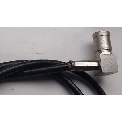 SMB female to female coax patch cable 47cm long RF microwave