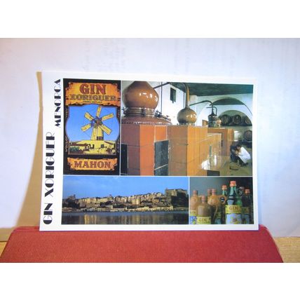 GIN XORIGUER, PORT DE MAO, MENORCA, SPAIN unused postcard =