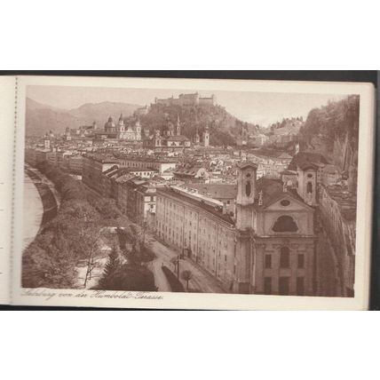 Salzburg, 1925 - 12 Kupferdruckkarten Jurischek - Album
