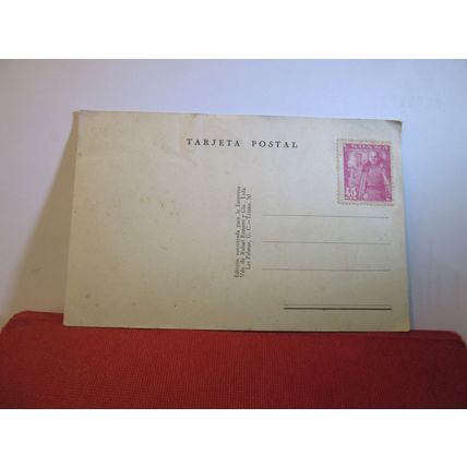 CIUDAD JARDIN, LAS PALMAS, DE GRAN CANARIA, SPAIN unused postcard c.1945 =