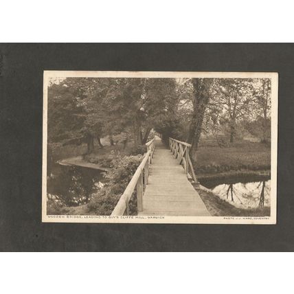Postcard Warwickshire Bridge to Guys Cliffe Mill