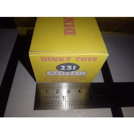 Dinky 231 -Maserati Racing car - Replica / Repro Box