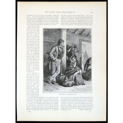 EMIGRANTS 1893 Erskine Nicol - Ballinasloe station PRINT
