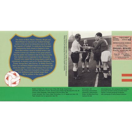 GB 1996 Presentation Pack No. 267 - Football Legends UMM