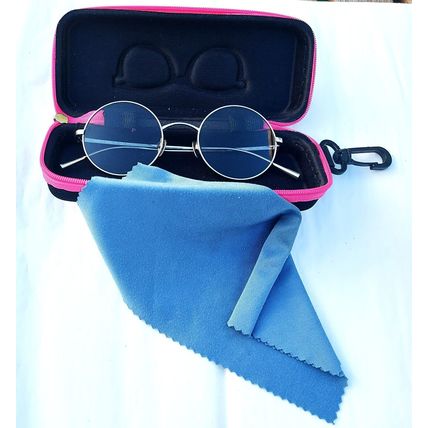 NEW CHANEL 4257-T ROUND FRAME TITANIUM SILVER/GREY TINTED SUNGLASSES - UNISEX