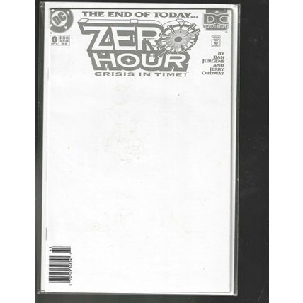 Zero Hour #0, DC Comic, 1994