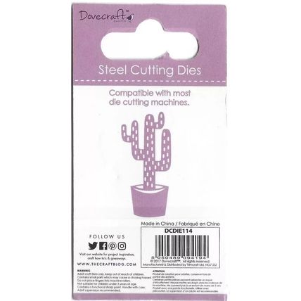 Dovecraft. Cactus Die. Die Cutting Cardmaking Scrapbooking Crafts