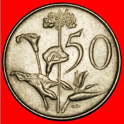 Ⰶ FLOWERS (1965-1990): SOUTH AFRICA ★ 50 CENTS 1974! ★LOW START★NO RESERVE