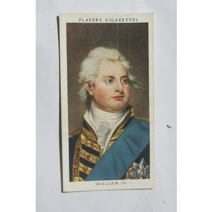 1936 Players Kings & Queens of England No. 44 William IV