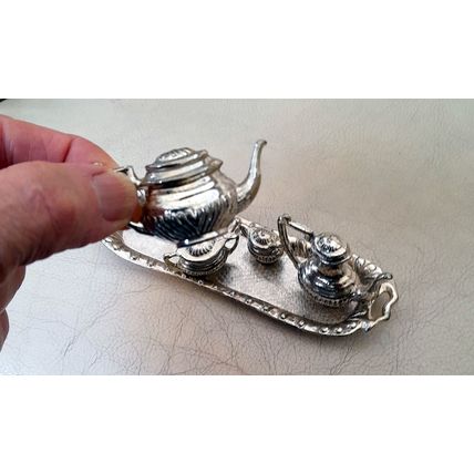 Miniature Tea / Coffee Set - 5 Piece - Dolls House Furinture
