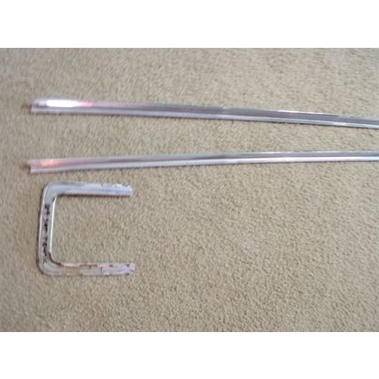 1969 69 Plymouth Satellite Trunk Lid Trim OEM 4 Piece Deck Lid