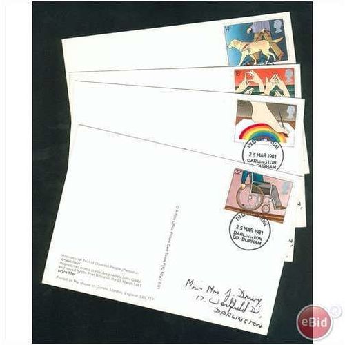 GB PHQ + FDI 1981 - International Year Of The Disabled