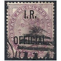 1882 O3 1d Lilac Inland Revenue Official Good+ Used .