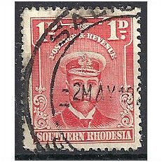 Rhodesia 1914 SG190 1d Rose-Carmine Fine Used ..