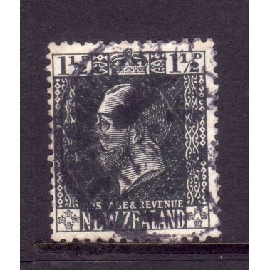 NEW ZEALAND 1916 SG 436 1 1/2d GREY BLACK FINE USED#4