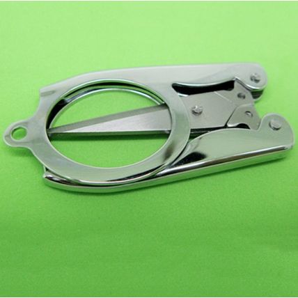 Mini Key-Ring Pocket 2" Travel Sewing Folding Scissors Crafts Needlework Hobby