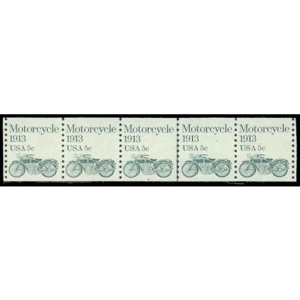 1899 5c Motorcycle Fine MNH Dry Gum PNC 4/5 P0505