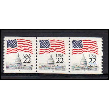 2115c 22c U.S. Flag Very Fine MNH PNC T1/3 PA2544