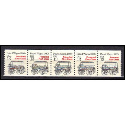 2258 13c Police Wagon Very Fine MNH Dry Gum PNC 1/5 AA0501