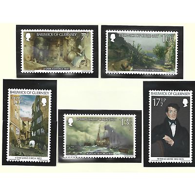 Guernsey Stamps Scott #213 To 217, Mint Never Hinged