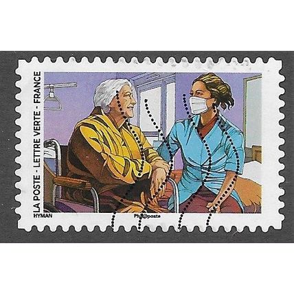 FRA 2020 (116c) (S/A) 'COVID19 - GERIATRIC NURSE' FINE USED (EBID77-922)