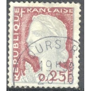 France 1960 - SG1495 - 0.25c "Marianne" - used 9