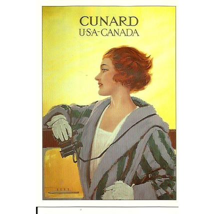 Advertising CUNARD USA-CANADA Postcard (Robert Opie (ROCG 4)