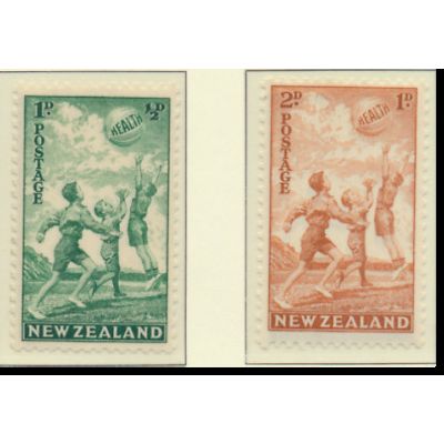New Zealand Stamps Scott #B16 To B17, Mint Hinged
