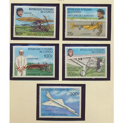 Congo (People's Republic) Stamps Scott #421 To 426, Mint Never Hinged, Set & SS