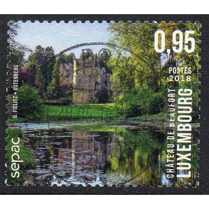 Luxembourg 2018 Sepac - Chateau de Beaufort €0.95 Used