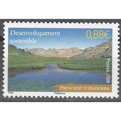 Andorre Français 2008 Yvert 663 Neuf ** Cote (2017) 3.00 € Paysage