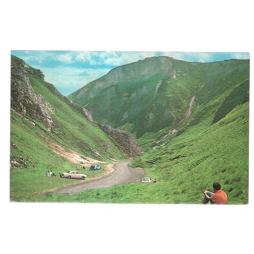 WINNATS PASS, CASTLETON unused postcard 1970's? /