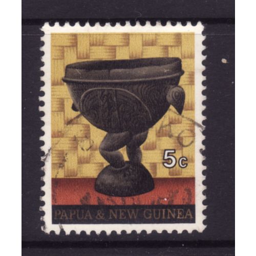 PAPUA NEW GUINEA 1970 5c FOOD BOWL SG 187 FINE USED