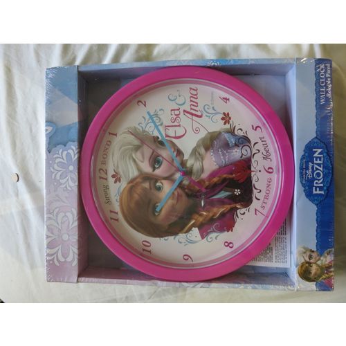 Wall Clock Disnep Frozen Elsa & Anna 9 1/2" WD92071