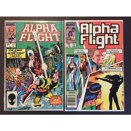 Alpha Flight, Issue #s 7-18 (1984-85 run), Excellent Condition
