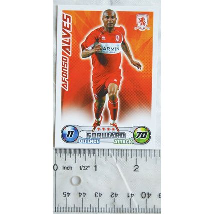 2008/09 Topps Match Attax Trading Card - Afonso Alves, Middlesbrough FC