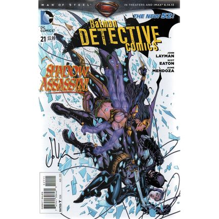 SIGNED - JOHN LAYMAN: DETECTIVE COMICS NO. 21