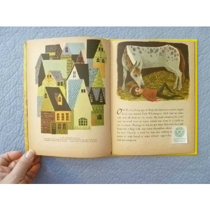 DICK WHITTINGTON AND HIS CAT circa 1965 WONDER BOOK pictures DELLWYN CUNNINGHAM
