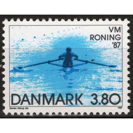 ZAYIX Denmark 842 MNH World Rowing Championships Sports Boats 083022S64