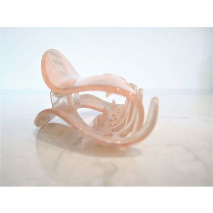 Painted marbled glitter acrylic hair claw clamp clips thin fine medium hair