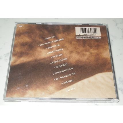 EMOTIONS by MARIAH CAREY (Music CD, 1991, Columbia ) Easy Listening Pop