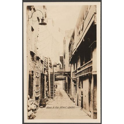 Sous Le Cap Street, Quebec City, c.1920s - Gowen Sutton RPPC