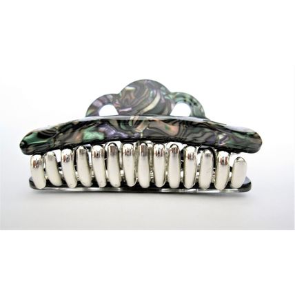 Abalone sea shell effect hair claw clamp clip fine thin hair