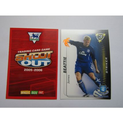James Beattie - Everton - Shoot Out 2005 2006 Magic Box Football Card (EF1)