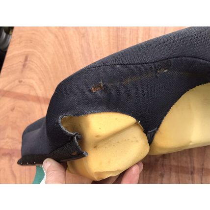 Smart Roadster 452 seat back cover & foam in grey fits LH or RH