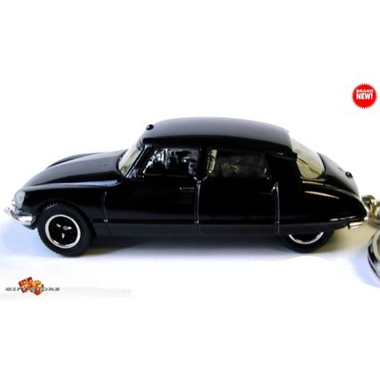 RARE KEYCHAIN BLACK CITROEN DS/ID 21/19/23D FRENCH POLICE