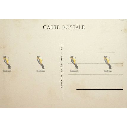 Le Cantonnier (The Roadman), J F Millet, French Braun Art Postcard, 1920s