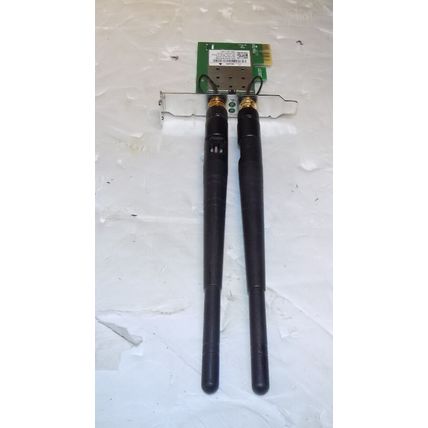 Anatel 0860-09-3987 LOW PROFILE PCIe x1 Wireless Network WiFi Card 2 ANTENNA