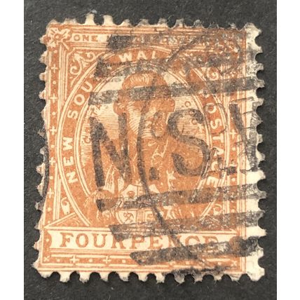 AUSTRALIAN STATES..-new south wales SG 255e USED 4d #1