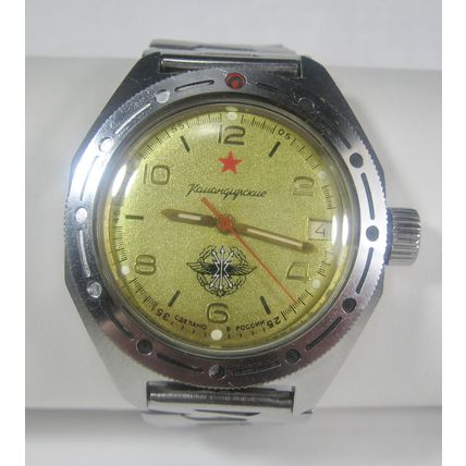 Vintage Soviet VOSTOK Aviator Komandirskie Watch Amphibian original wristwatch